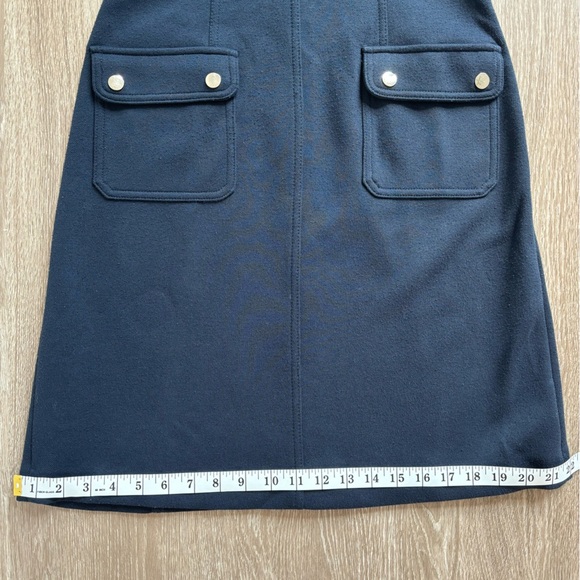 Tommy Hilfiger Dress Womens Size 4 Navy Sleeveless Shift Pockets Nautical Career - Picture 11 of 11
